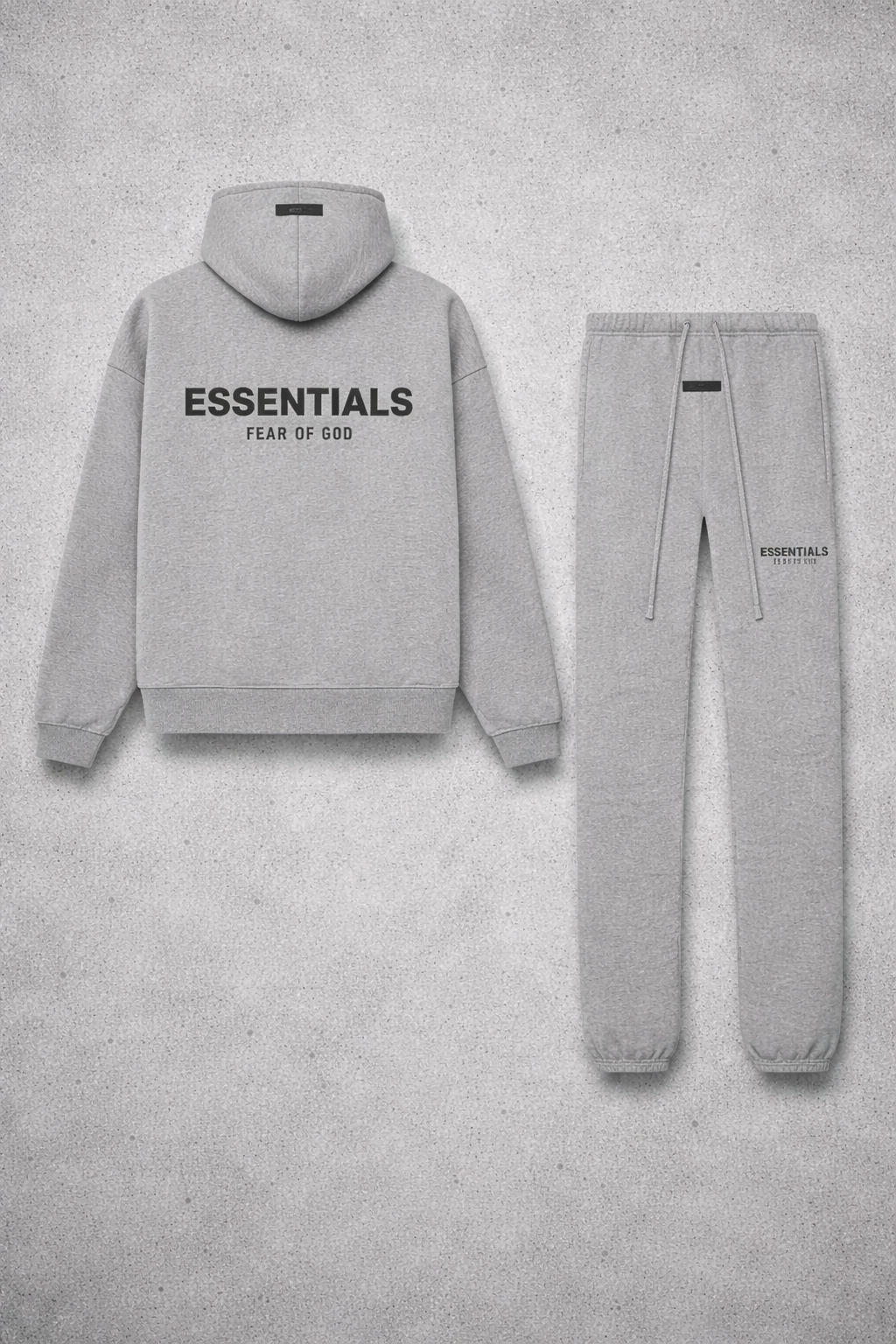 FEAR OF GOD ESSENTIALS "LIGHT OATMEAL" TRACKSUIT