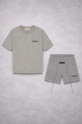FEAR OF GOD ESSENTIALS "DARK OATMEAL" SHORT SET