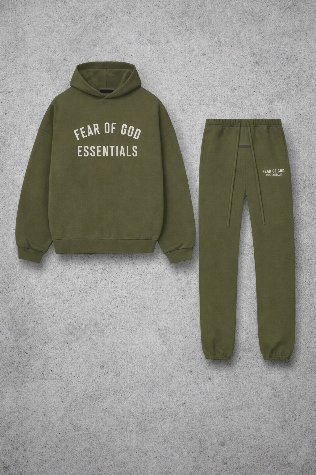 FEAR OF GOD ESSENTIALS FW24 "MILITARY" TRACKSUIT