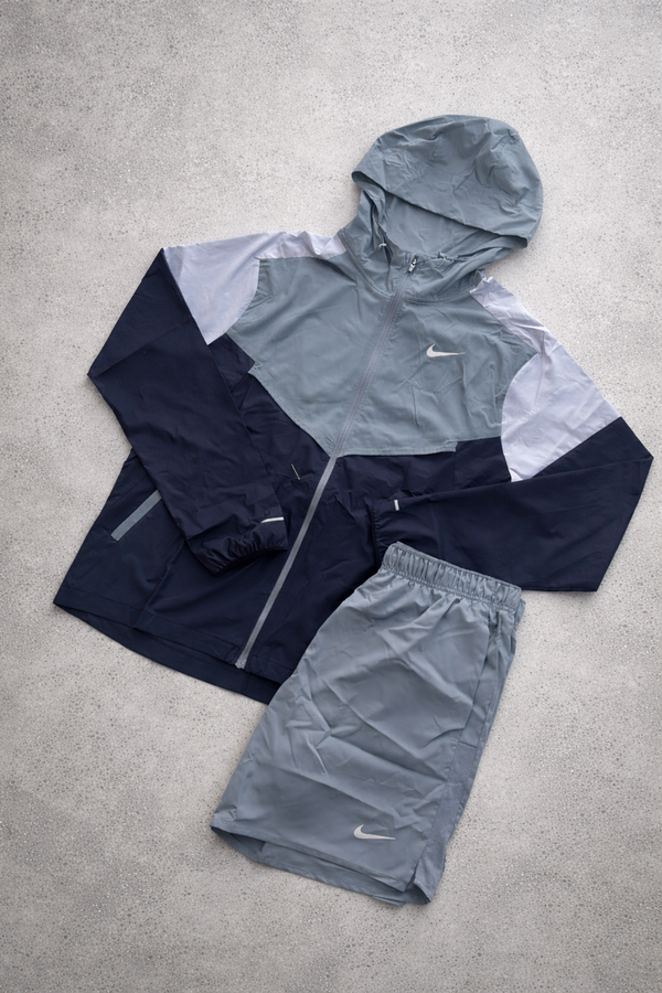 NIKE REPEL WINDRUNNER SHORT SET " Smoke Grey"