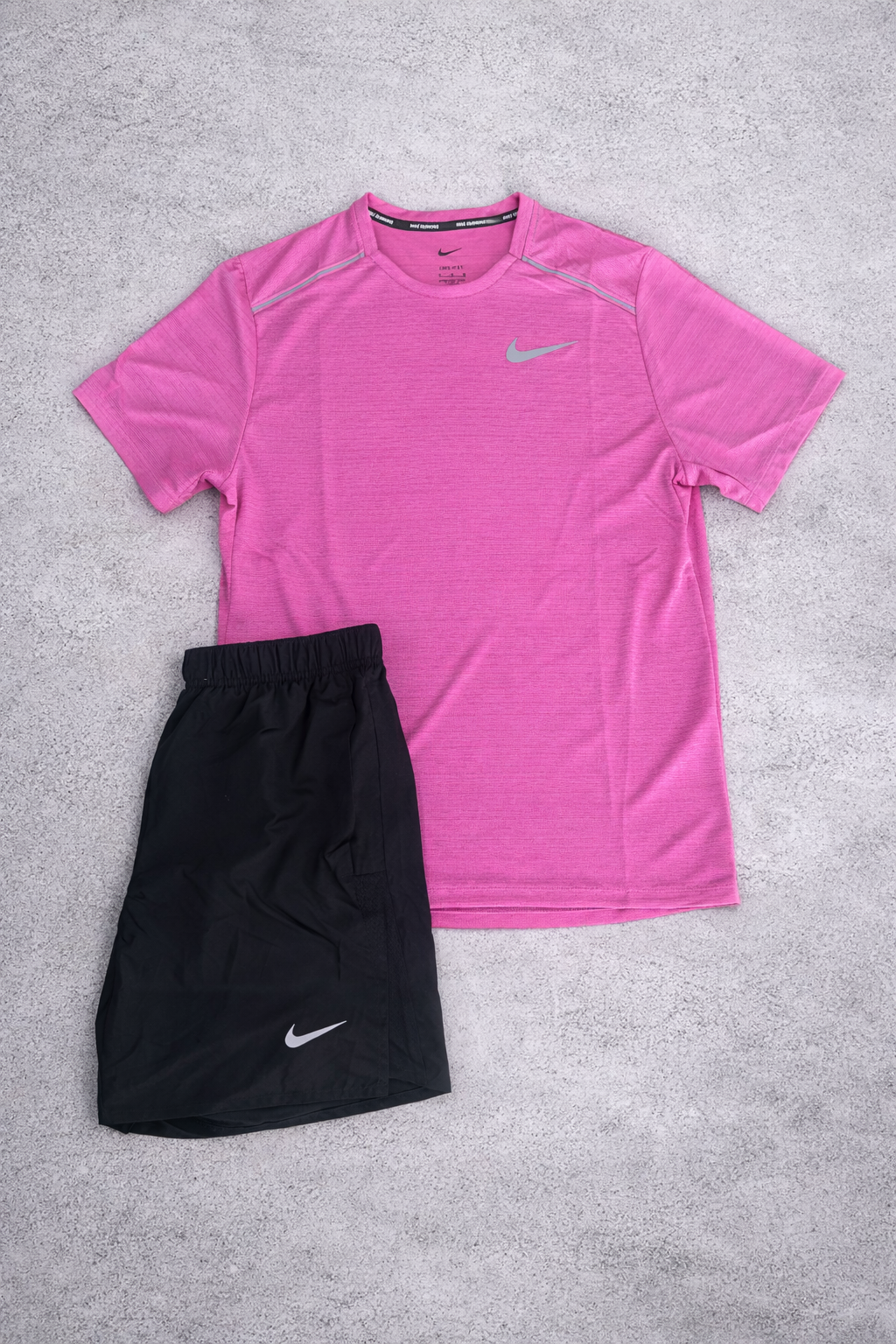 NIKE MILLER SHORT SET "PINK"