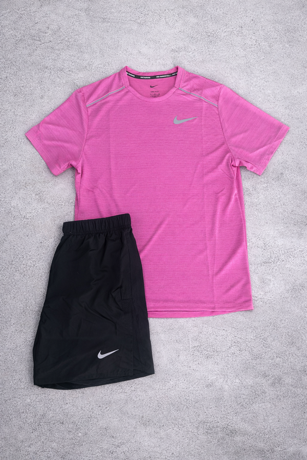 NIKE MILLER SHORT SET "PINK"