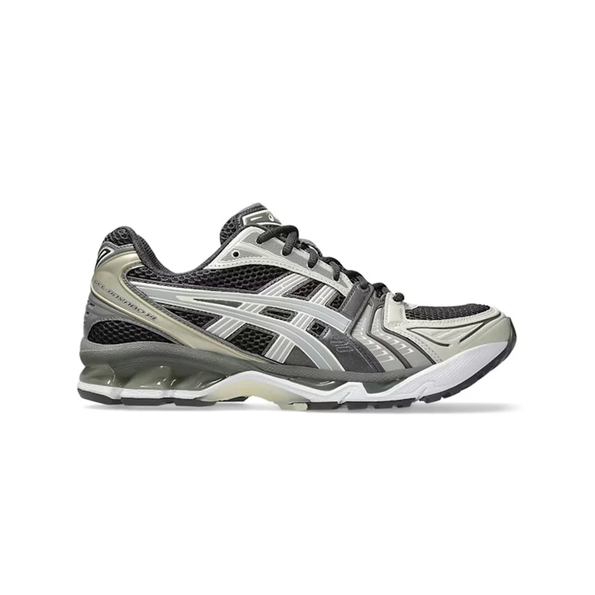 Asics Kayano 14's Obsidian Cement Grey