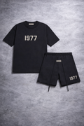 FEAR OF GOD ESSENTIALS 1977 "IRON" SHORT SET