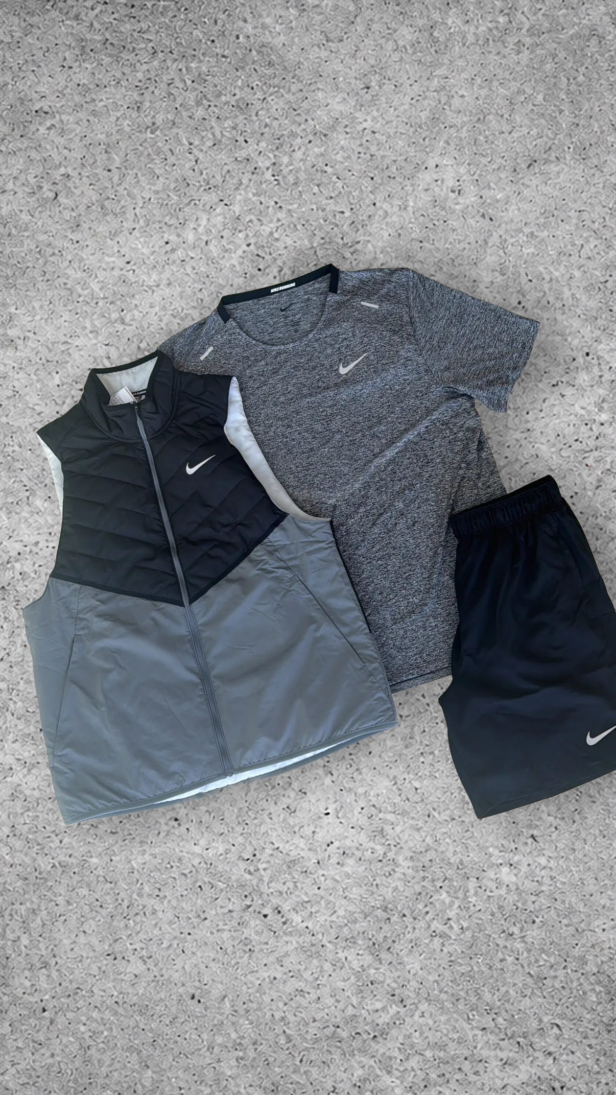 NIKE GILLET SET (GREY/BLACK)